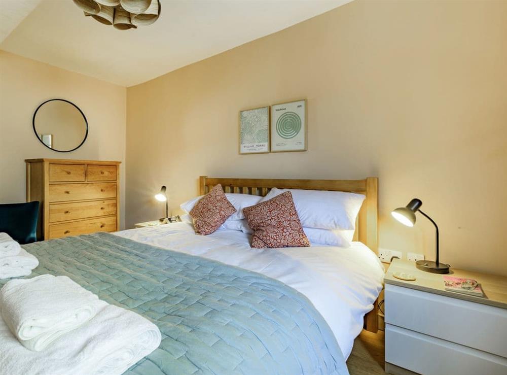 Double bedroom at Coach House Retreat in Burton Bradstock, near Bridport, Dorset