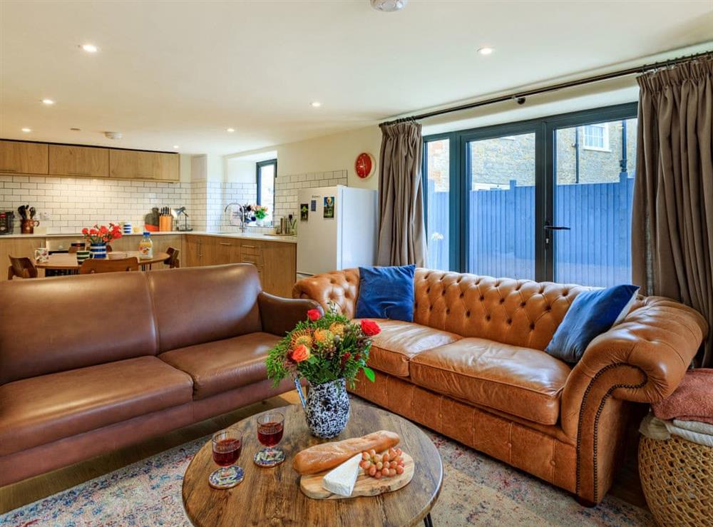 Living area (photo 4) at Coach House Retreat in Burton Bradstock, near Bridport, Dorset