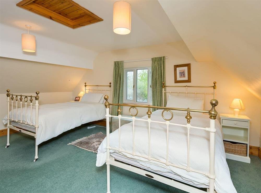 Twin bedroom at Coach House in Wareham, Dorset., Great Britain