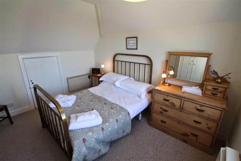 Double bedroom at Coachmans Cottage, Porlock Weir