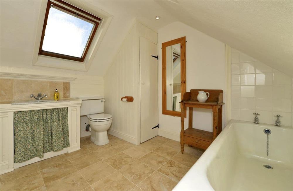 Bathroom at Coachmans Cottage in Solva, Pembrokeshire, Dyfed