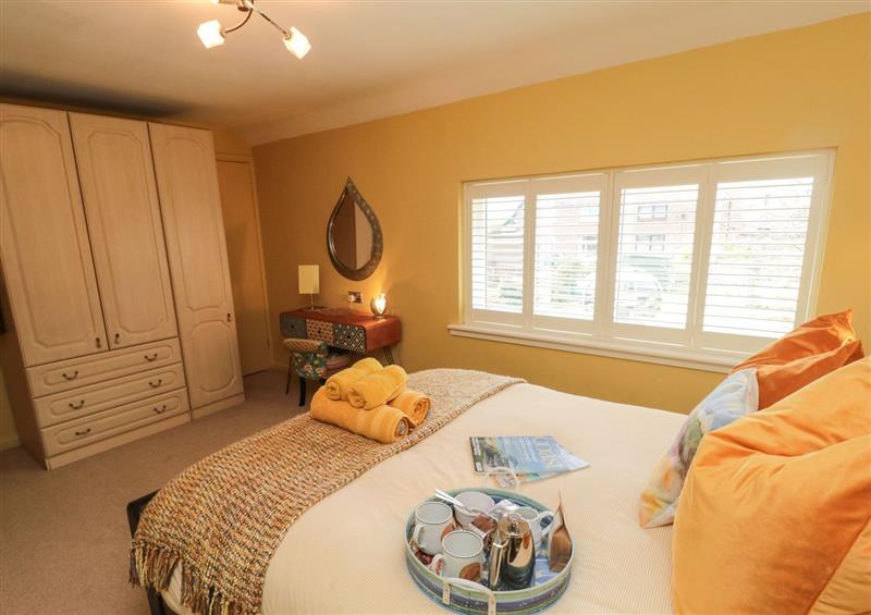 One of the 2 bedrooms at Coast Cottage, Bamburgh