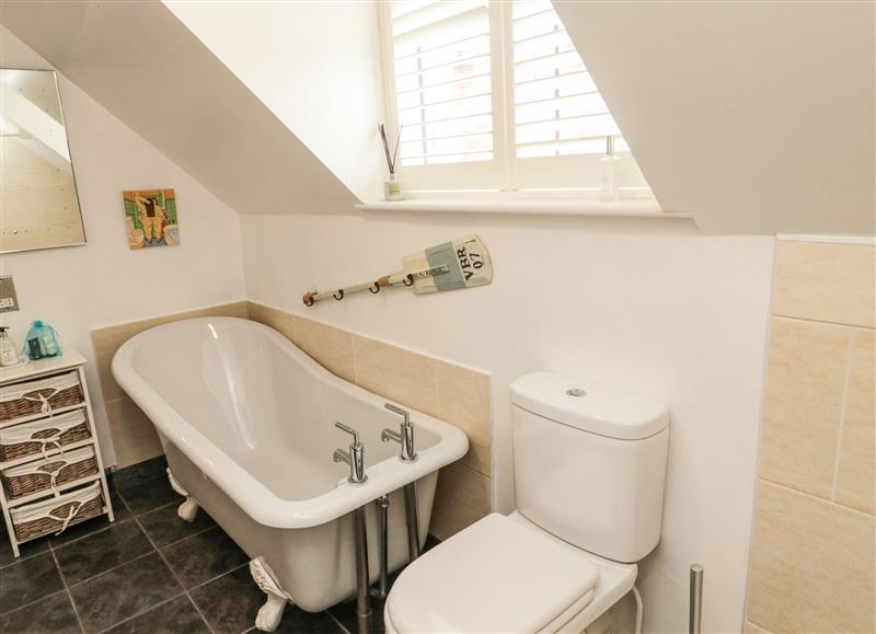 The bathroom at Coast Cottage, Bamburgh