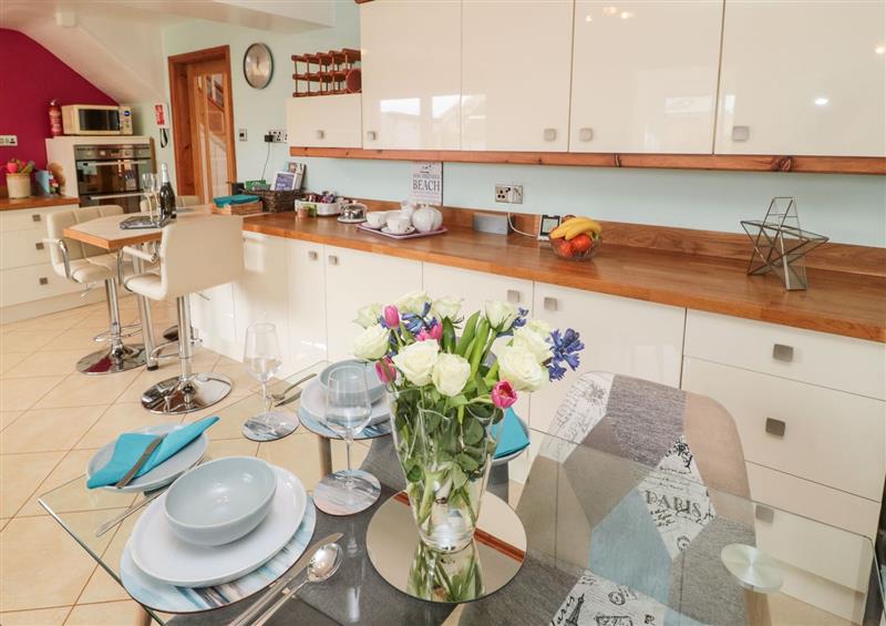 The kitchen at Coast Cottage, Bamburgh