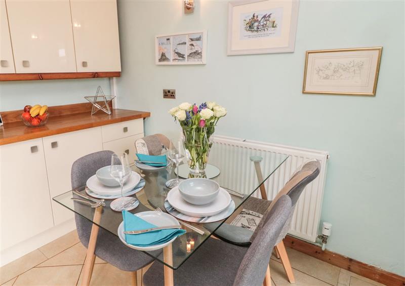 The living area at Coast Cottage, Bamburgh