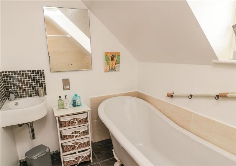 This is the bathroom at Coast Cottage, Bamburgh