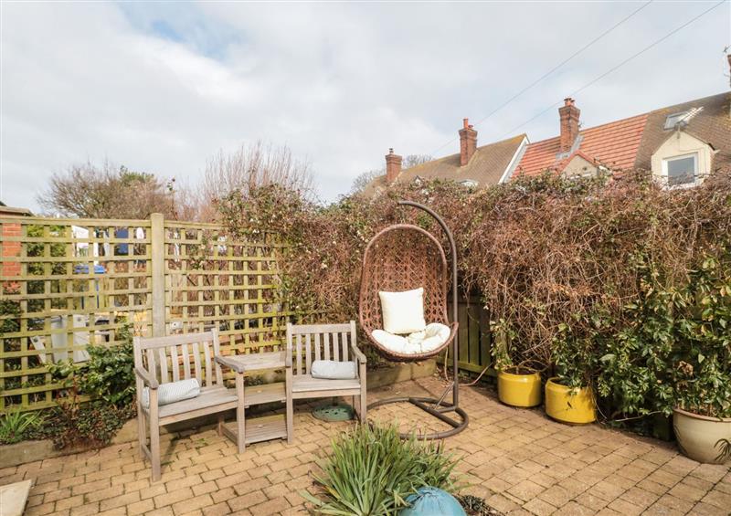 This is the garden at Coast Cottage, Bamburgh