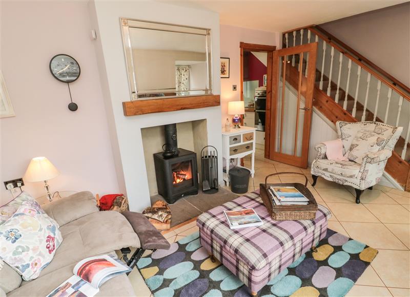 This is the living room at Coast Cottage, Bamburgh