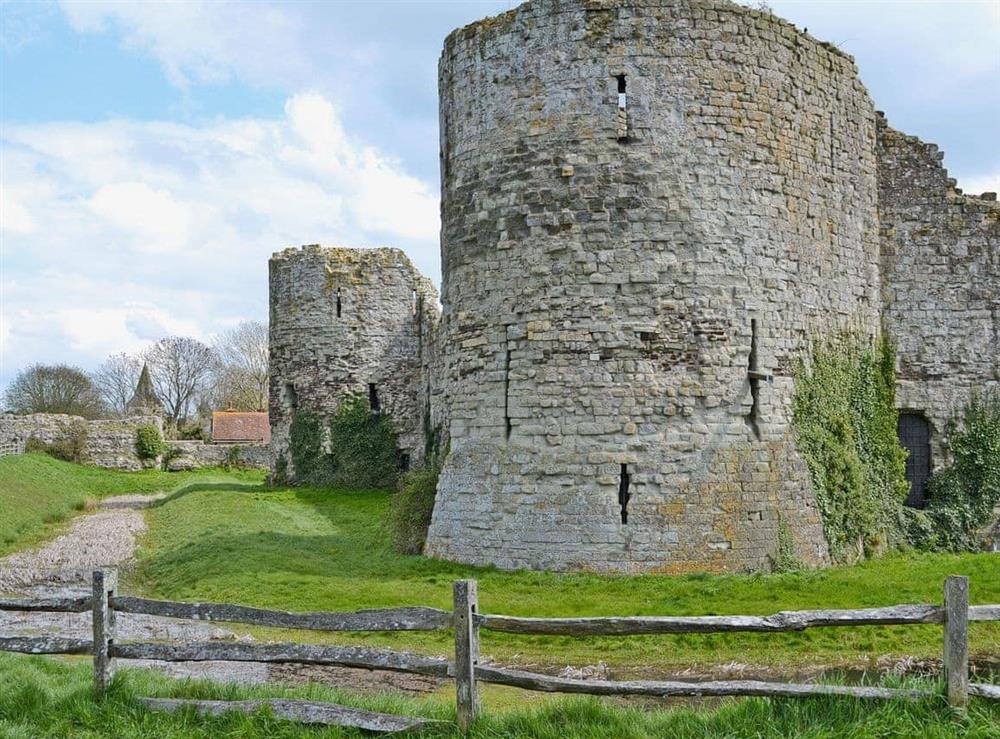 Pevensey Castle (photo 2) at Coast Lodge in Pevensey Bay, East Sussex