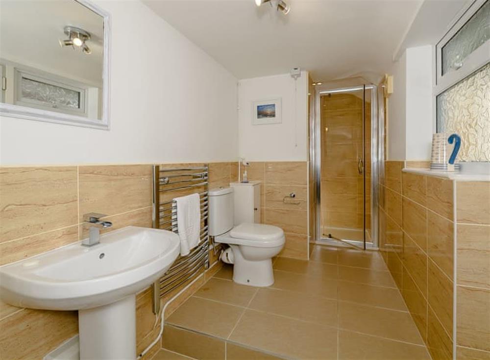 Bathroom (photo 2) at Coast View Apartment in Lyme Regis, England