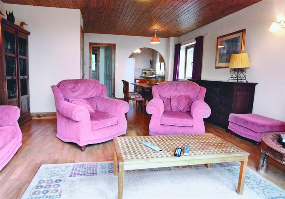 Living room at Coast View Cottage in Carmarthen, Dyfed