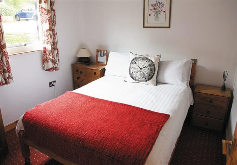 The bedroom in the Bovey at Coast View Holiday Park in Shaldon, South Devon
