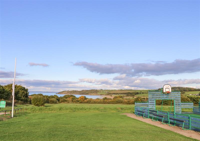 Rural landscape at Coast View Lodge, Thorness Bay Holiday Park near Cowes