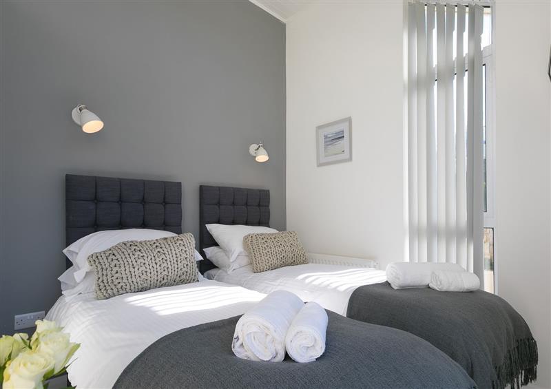 One of the bedrooms at Coastal Breeze, Carbis Bay