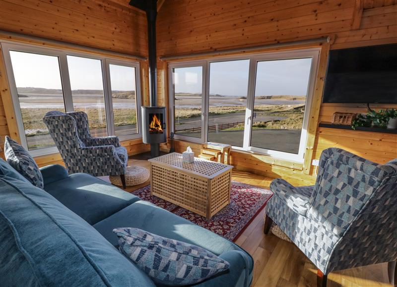 Relax in the living area at Coastal Cabin, Bunbeg