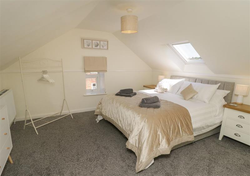 One of the bedrooms at Coastal Corner, Whitby