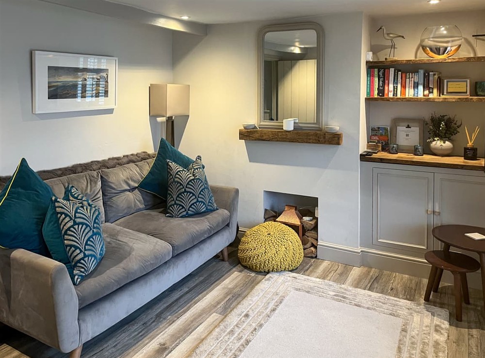 Living area at Coastal Cottage in Aldeburgh, Suffolk