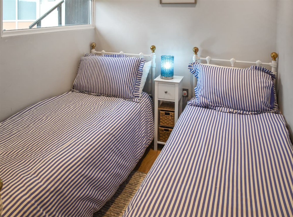 Twin bedroom at Coastal Haven in Cromer, Norfolk