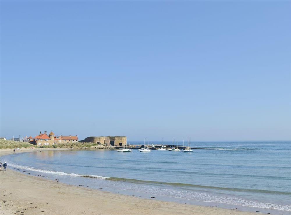 The beach at Beadnell at Coastal Retreat in Beadnell, Northumberland