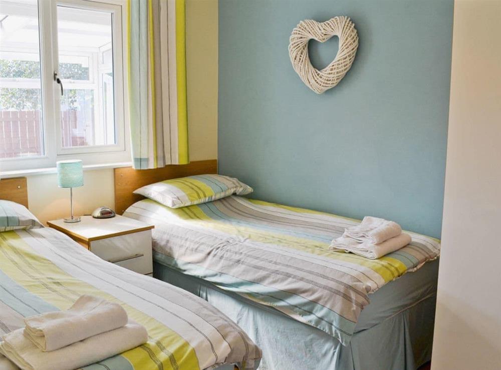 Twin bedroom at Coastal Retreat in Beadnell, Northumberland