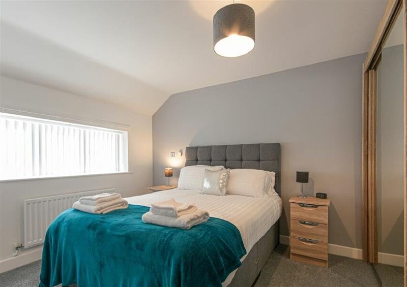 One of the bedrooms at Coastal View, Seahouses