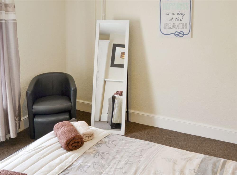 Good-sized second double bedroom at Coastguard Cottage in Caister-on-Sea, near Great Yarmouth, Norfolk