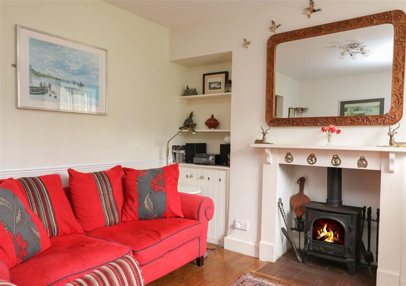 This is the living room at Coastguard Cottage, Kingswear