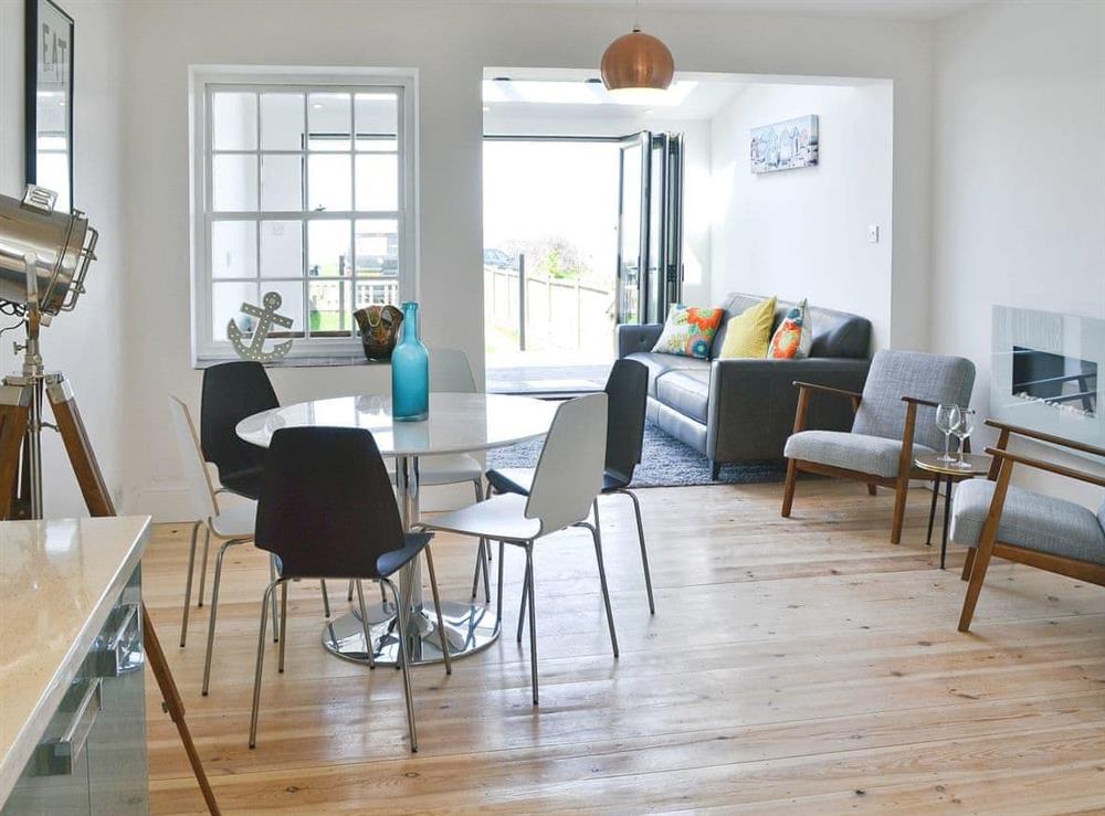 Great open plan living/dining room/kitchen at Coastguard Cottage in Swalecliffe, near Whitstable, Kent
