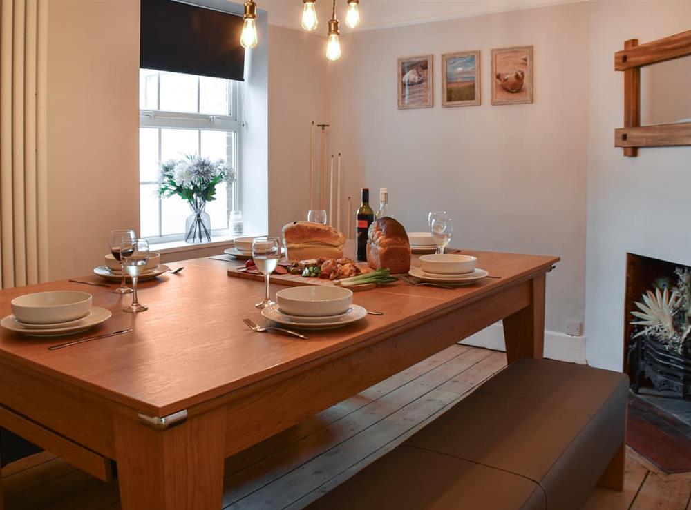 Dining room at Coastguard Cottages in Caister on Sea, Norfolk