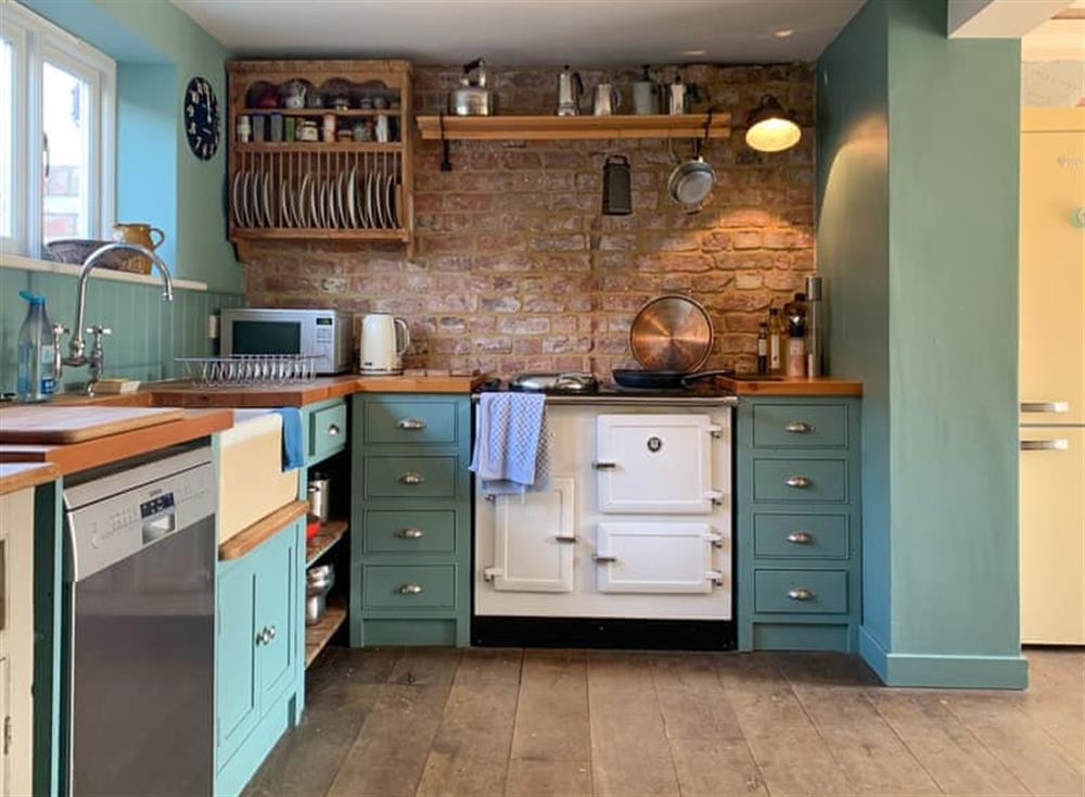 Comprehensively equipped kitchen at Coastguards Cottage in Burnham Overy Staithe, near Burnham Market, Norfolk