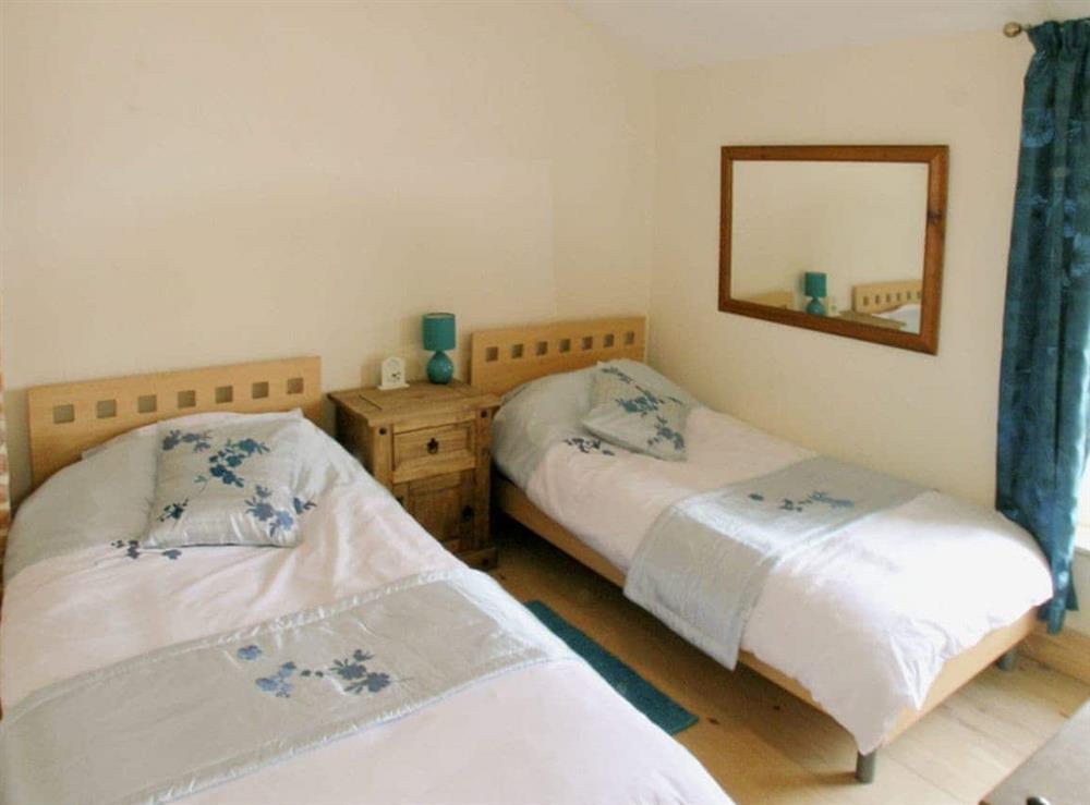 Twin bedroom at Coastline Cottage in Pakefield, near Lowestoft, Suffolk