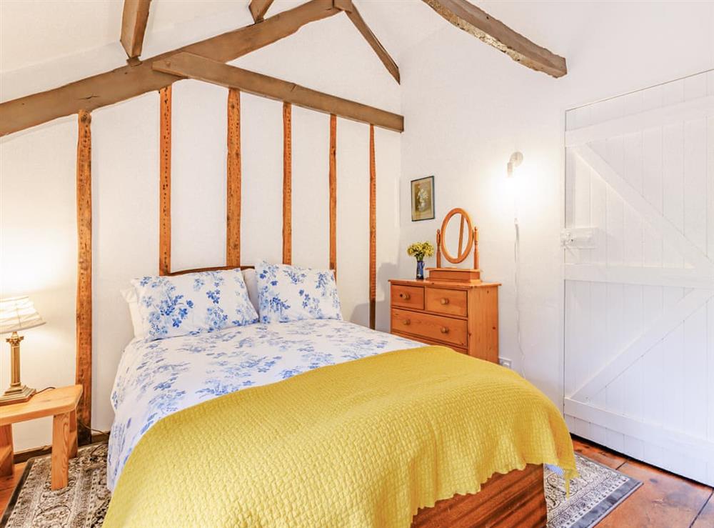 Double bedroom at Cob Cottage in Drewsteignton, Devon