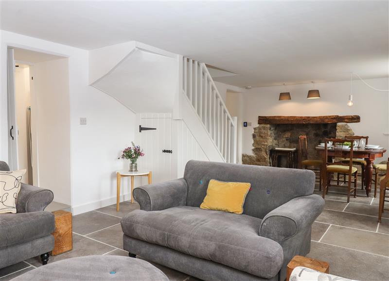 Relax in the living area (photo 2) at Cob Cottage, Liverton near Bovey Tracey