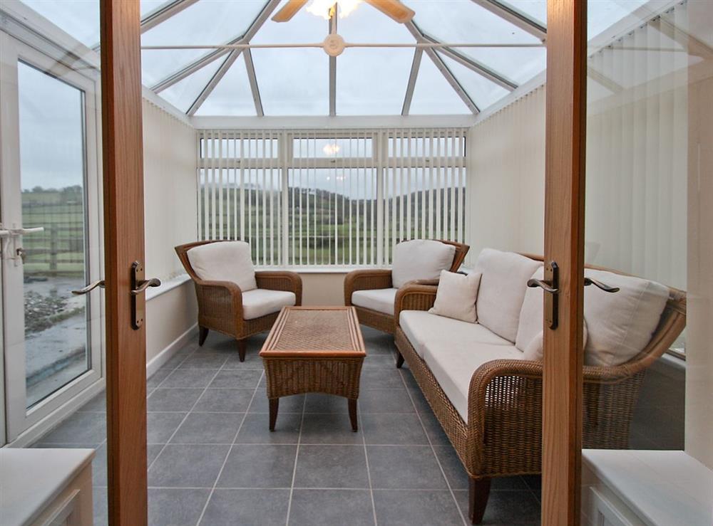 Conservatory at Cob Cottage in Tregaron, Dyfed