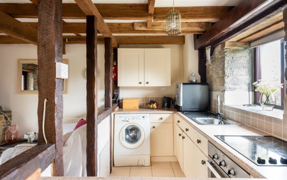 Kitchen  at Cob Loaf Cottage in Fowey