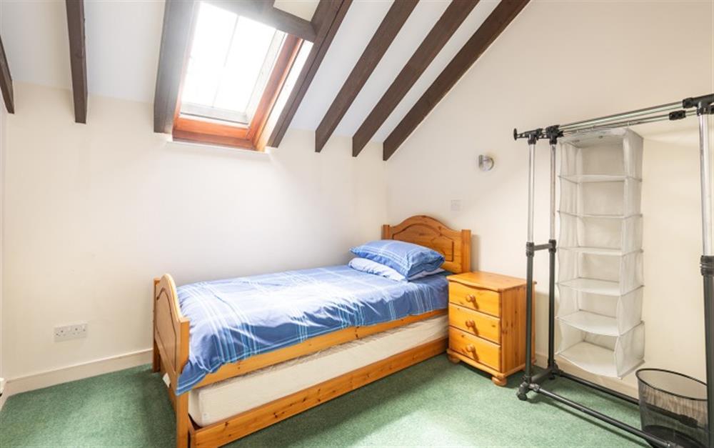 The single bedroom (third floor) at Cobb Barn in Thurlestone
