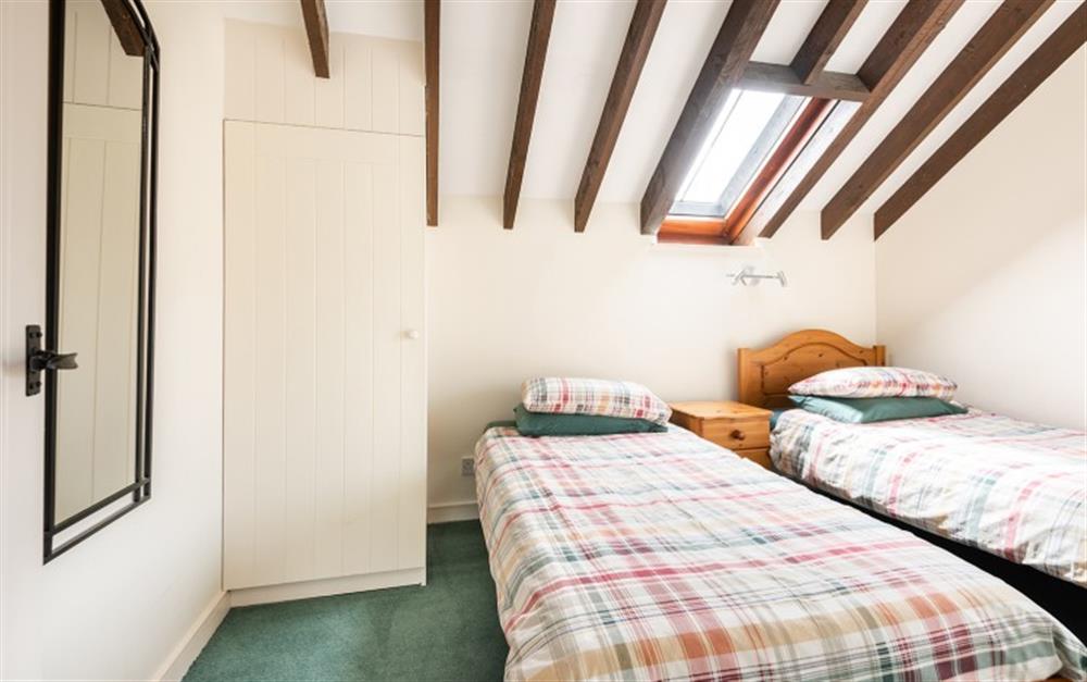 The third twin bedroom  at Cobb Barn in Thurlestone