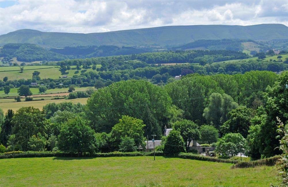 The setting of Cobble Cottage at Cobble Cottage in Brecon, Powys