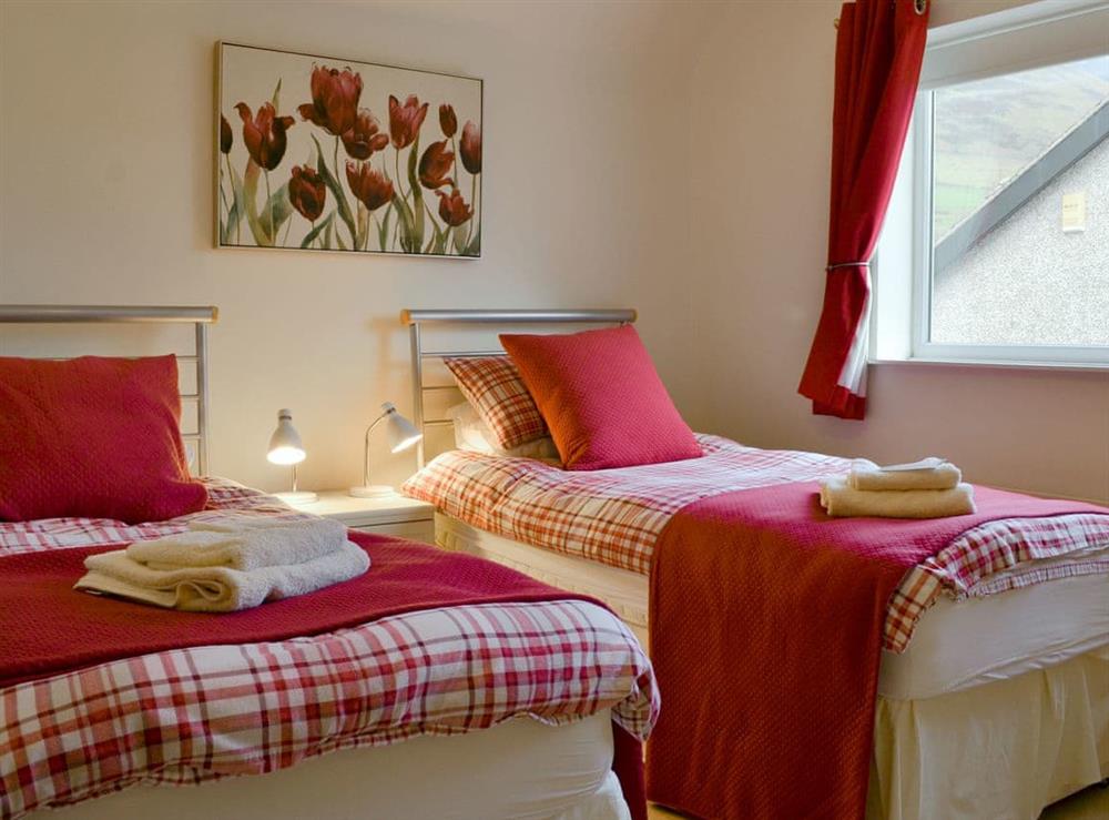 Comfortable twin bedroom Double bedroom at Cobble Rigg in Threlkeld, near Keswick, Cumbria