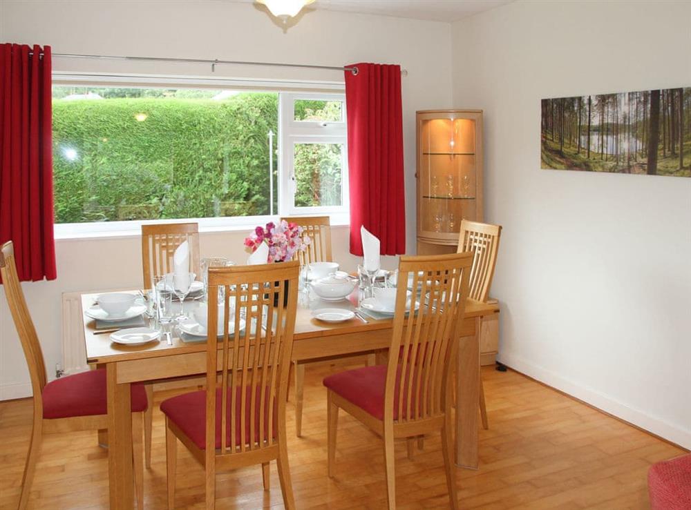 Light and airy dining room at Cobble Rigg in Threlkeld, near Keswick, Cumbria