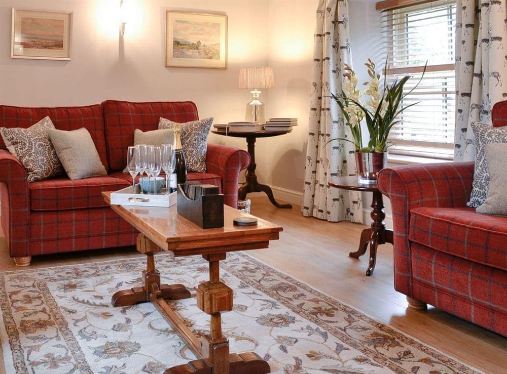 Tastefully furnished living room (photo 2) at Cobblers Cottage in Ripley, near Harrogate, North Yorkshire