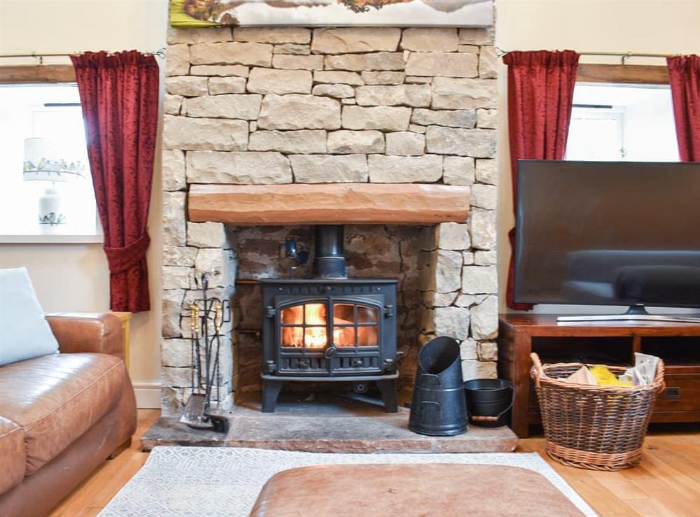 Living room at Cobblestone Barn in Penrith, Cumbria