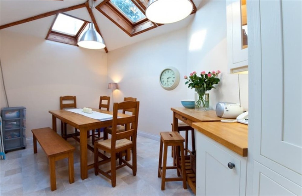 Dining Area at Cobblestones in St Mawes, Cornwall
