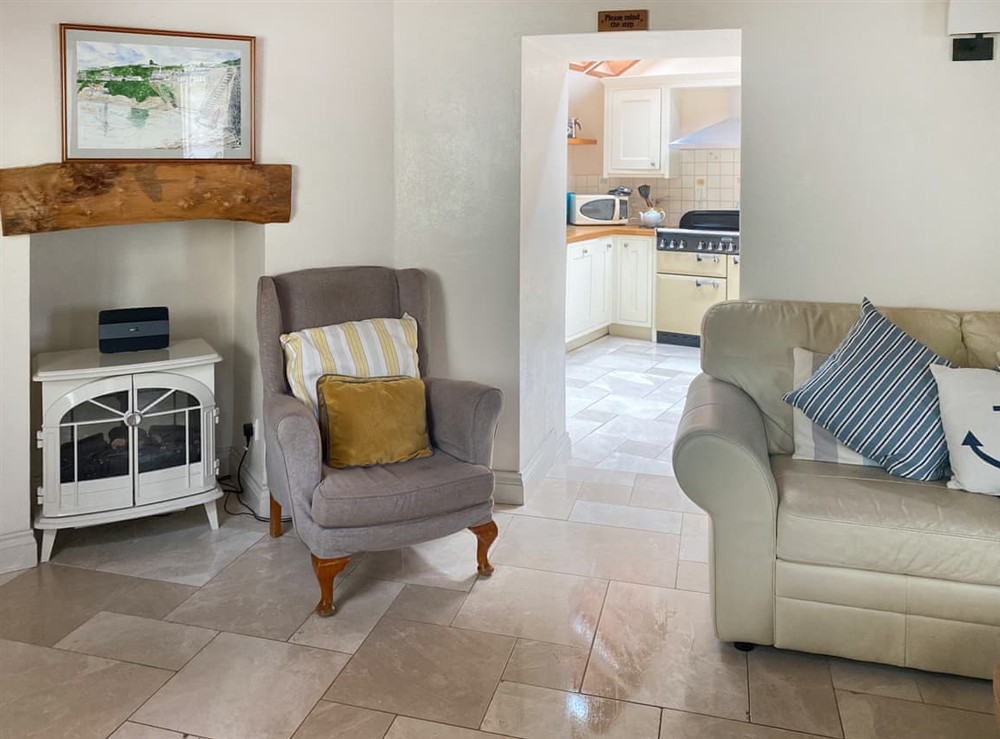 Living area (photo 3) at Cobblestones in St Mawes, Cornwall