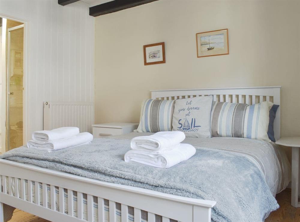 Comfortable double bedroom at Cobblestones in Whitby, North Yorkshire