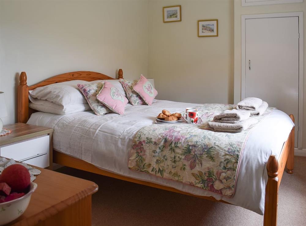 Double bedroom at Cobbs Cottage in Grosmont, near Whitby, North Yorkshire