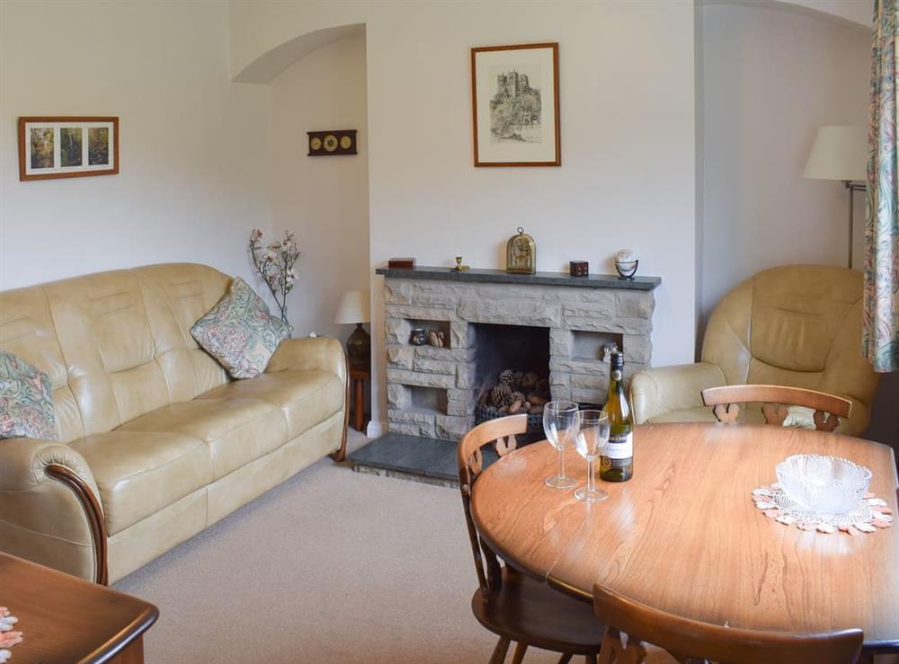 Living room with dining area (photo 2) at Cobbs Cottage in Grosmont, near Whitby, North Yorkshire