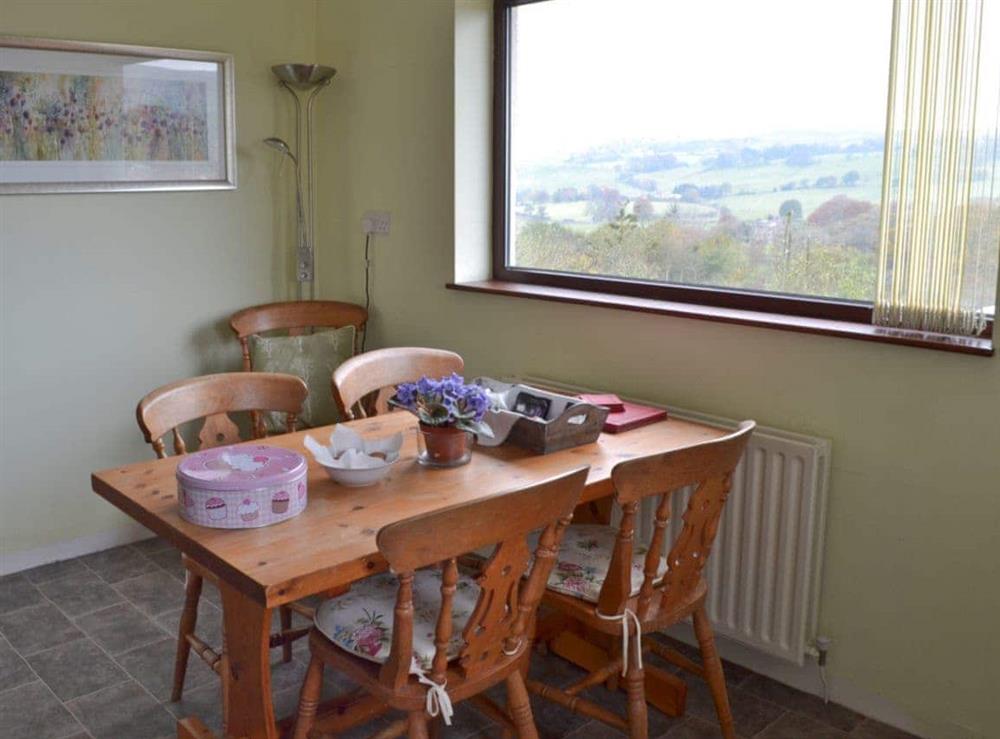 Dining area & kitchen at Cobden View in Sabden, near Clitheroe, Lancashire