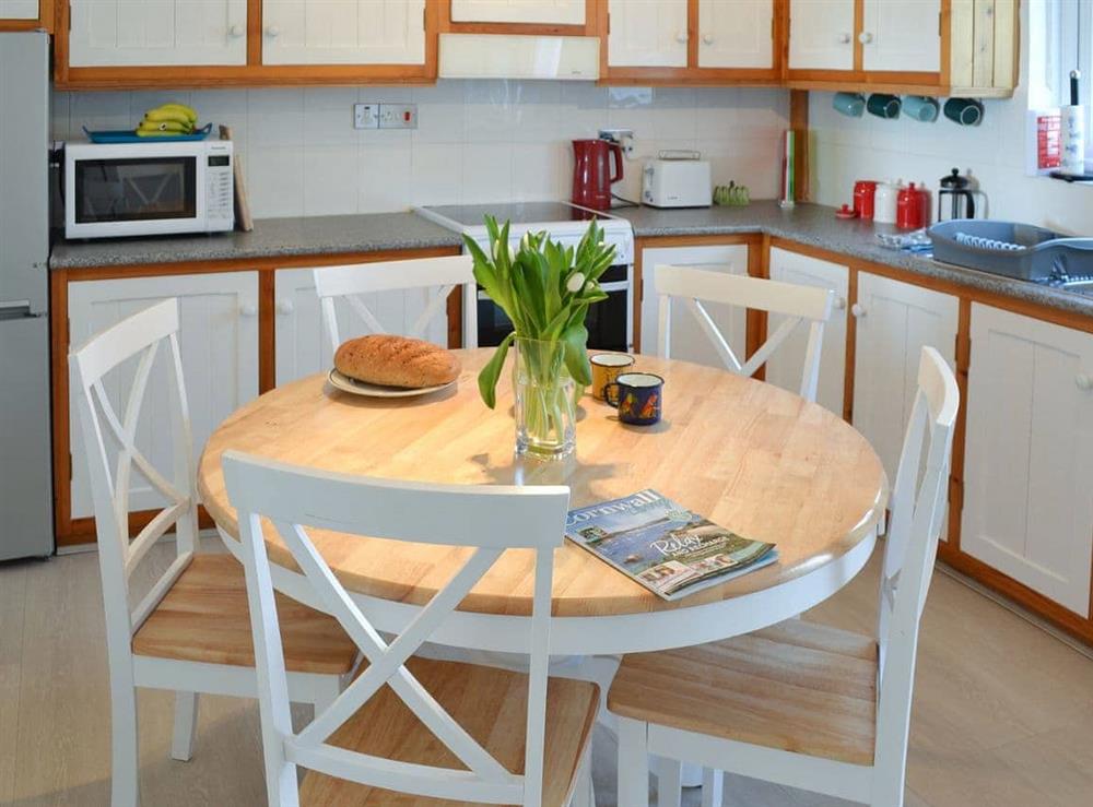 Kitchen/diner at Cobis Cape Cottage in St. Just, Cornwall