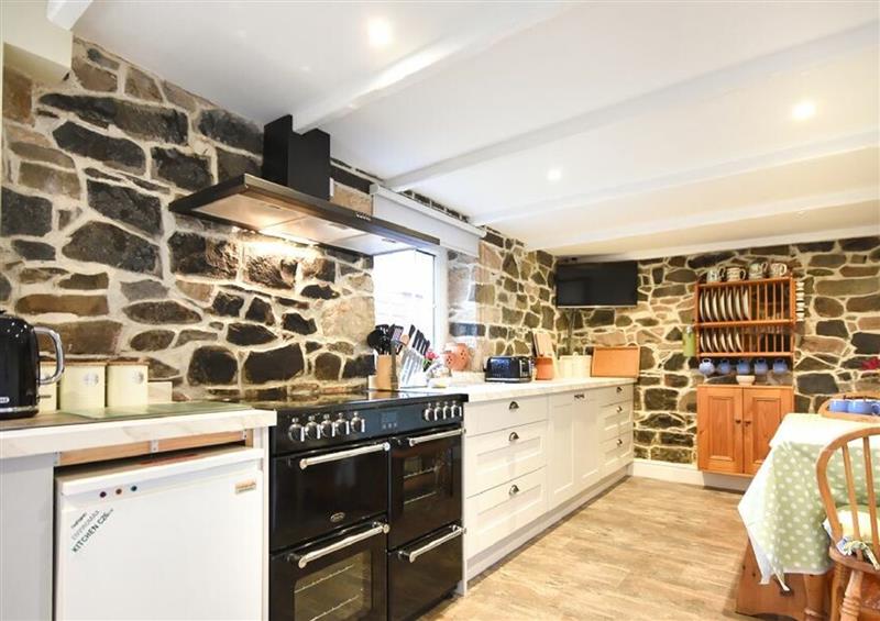 The kitchen at Coble Cottage, Craster